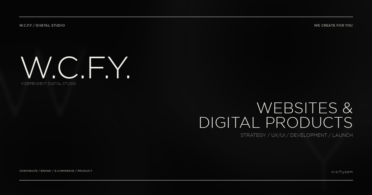 W.C.F.Y. — Digital Studio